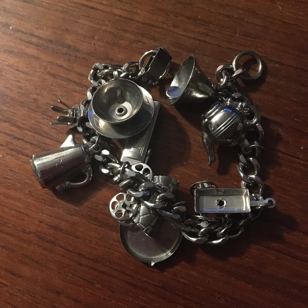 Stainless st.charm bracelet219 $35 or $30 w/offer